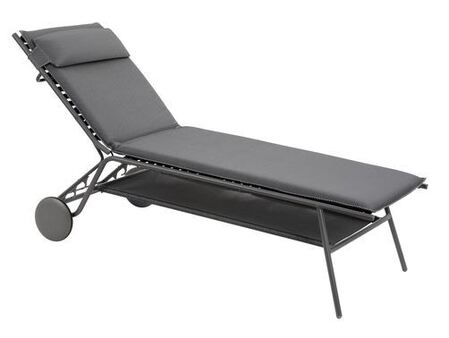 Becomfort Liege mit Rollen Silver