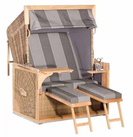 Strandkorb Limmat teak